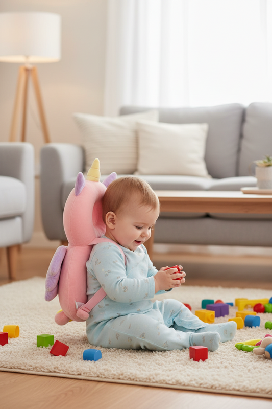 Mochila anticaidas para tu bebé de unicornio