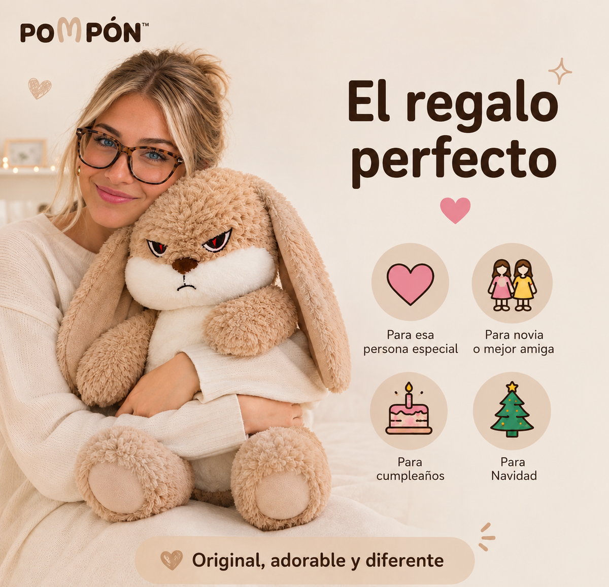 Pompón™ El Conejo Gruñón 🐰